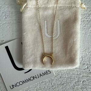 Uncommon James Gold Crescent Necklace NWOT